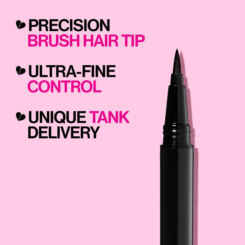 Wet N Wild Breakup Proof Liquid Eyeliner Ultra Black