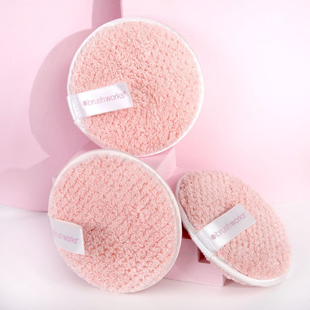 Brushworks Reusable Makeup Remover Pads - 3 Pack