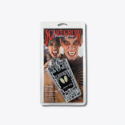Scarecrow Deluxe Classic Vampire Fangs