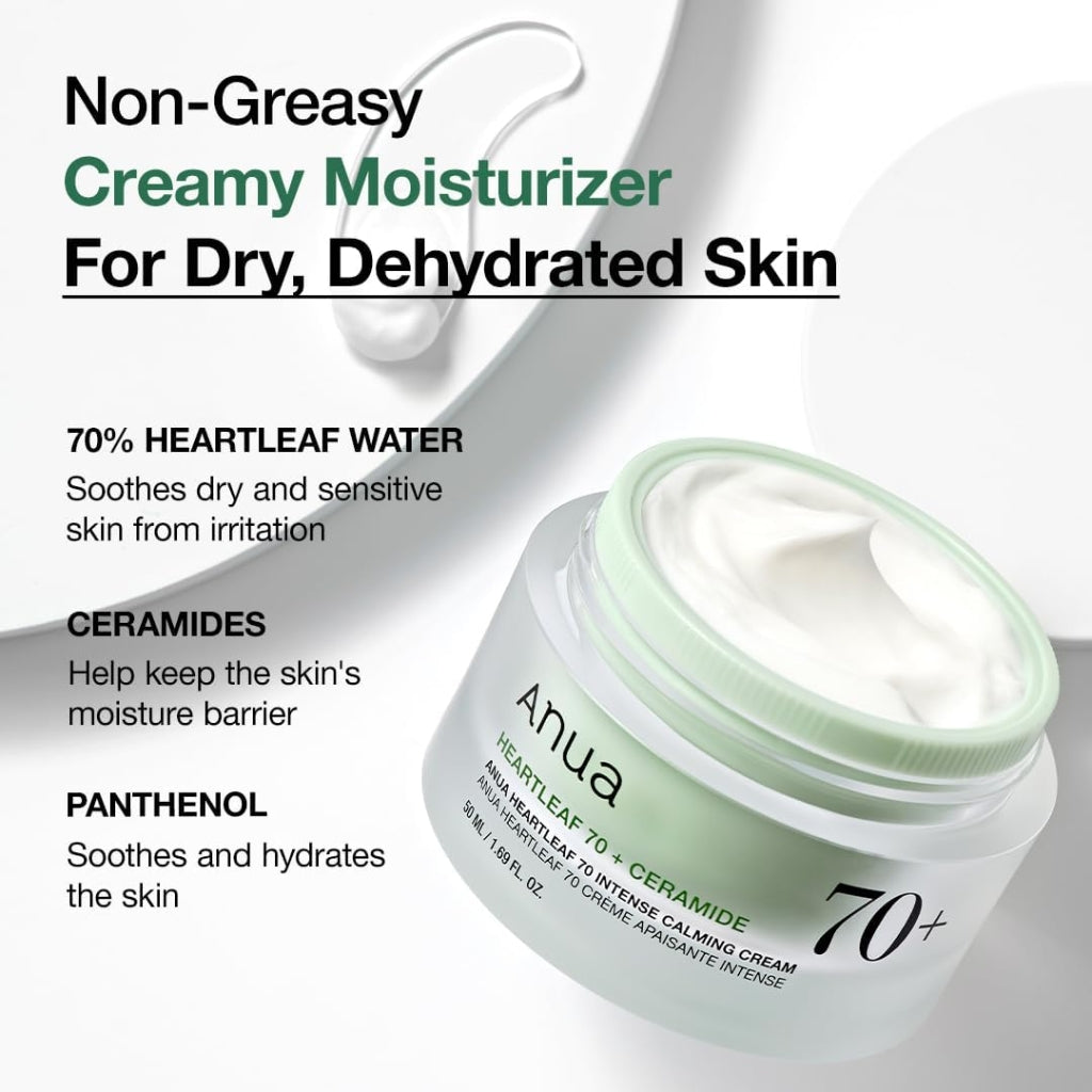 ANUA Heartleaf 70 Intense Calming Cream - 50ml