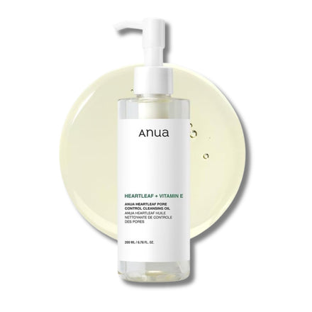 ANUA Heartleaf Pore Control Oil Korean Facial Cleanser Daily Blackhead Removal 200ml