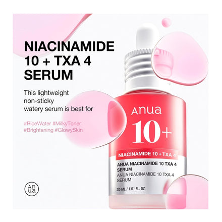 Anua Niacinamide 10% & TXA 4% Dark Spot Removing Serum 30ml