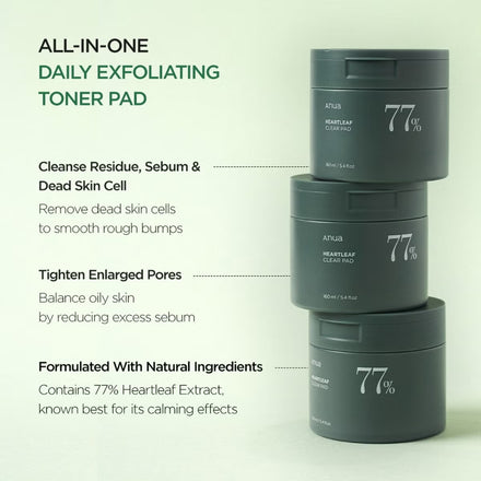 ANUA Heartleaf 77 Toner Pad - 160ml