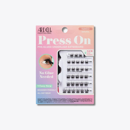 Ardell Naked Press On Pre-Glued Underlash Extensions Kit - Natural 30pcs