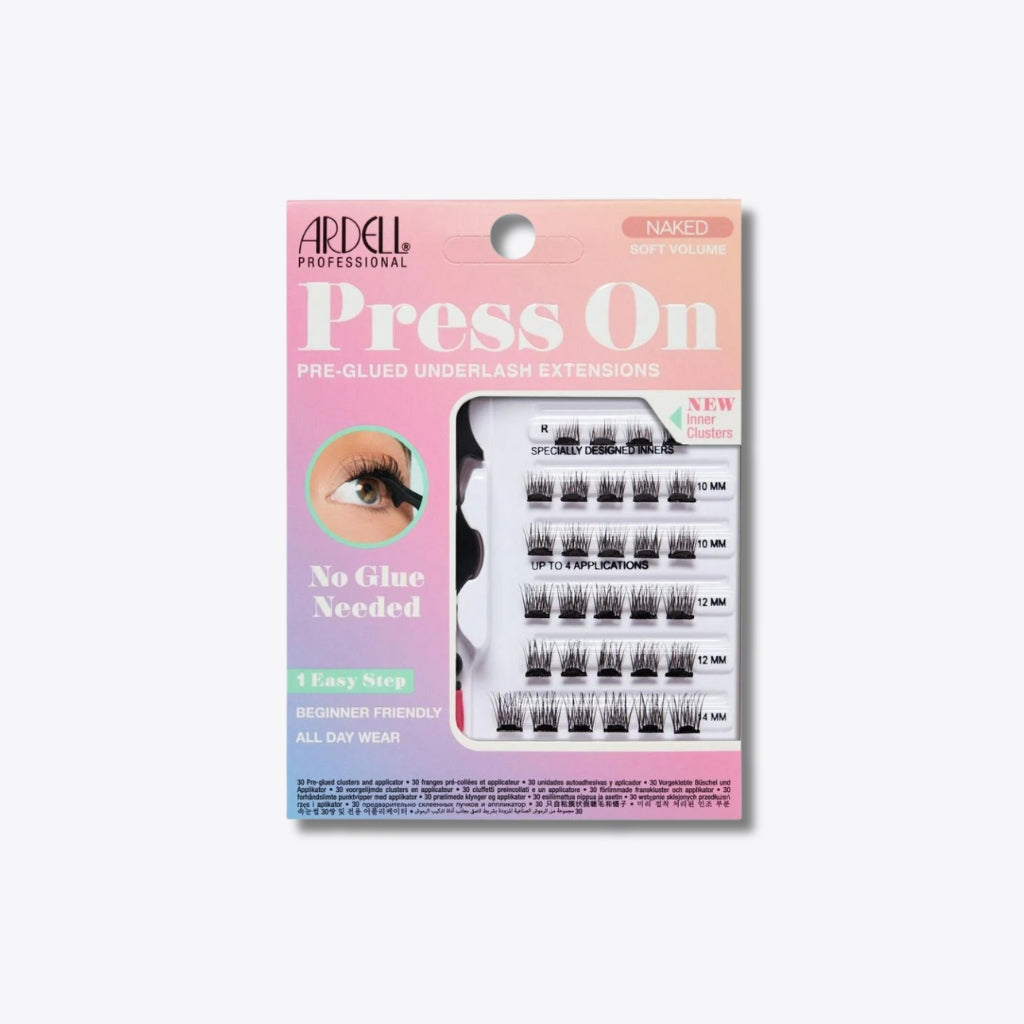 Ardell Naked Press On Pre-Glued Underlash Extensions Kit - Soft Volume 30pcs