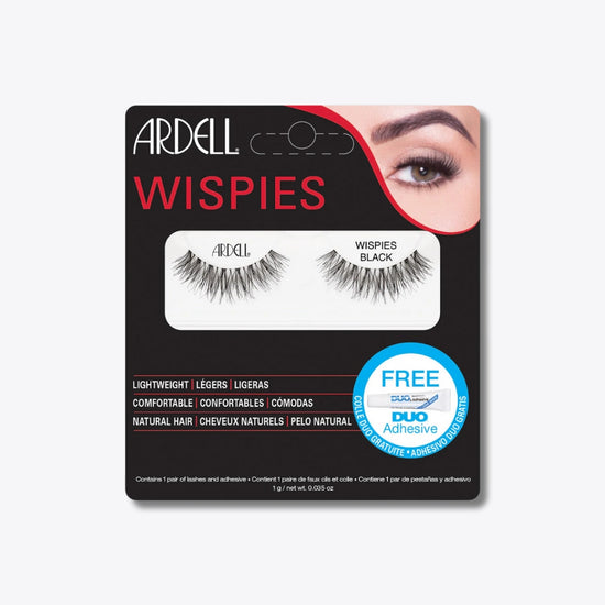 Ardell Wispies Lashes Black (with DUO Glue)