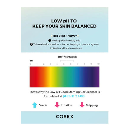 COSRX Low pH Good Morning Gel Cleanser 150ml