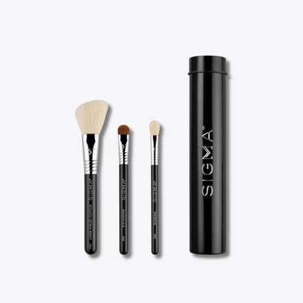 Sigma Beauty Essential Trio Brush Set - Black