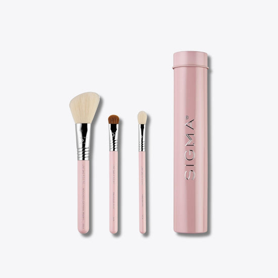Sigma Beauty Essential Trio Brush Set - Pink