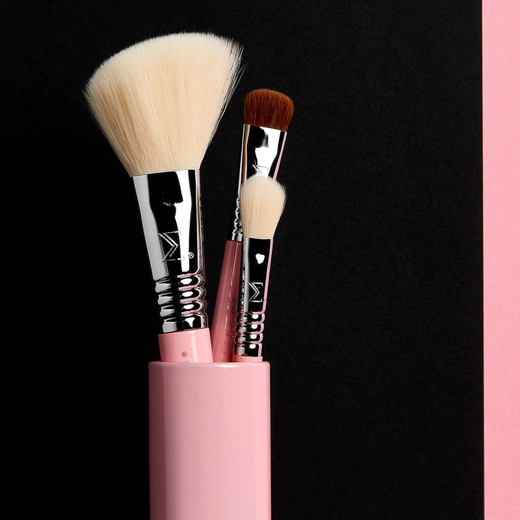 Sigma Beauty Essential Trio Brush Set - Pink