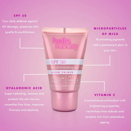 Hello Sunday The Illuminating One SPF50 Glow Primer 50ml