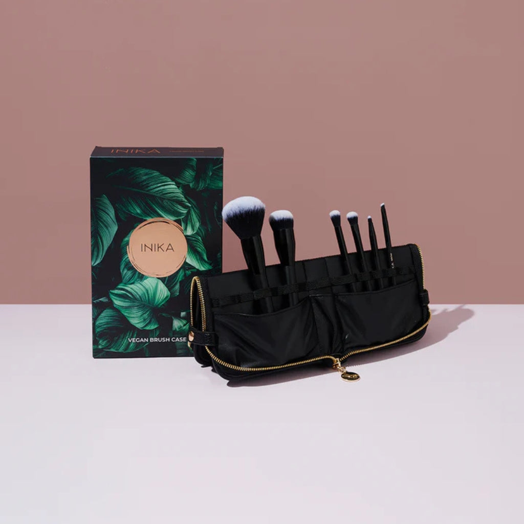INIKA Organic Vegan Brush Set & Case