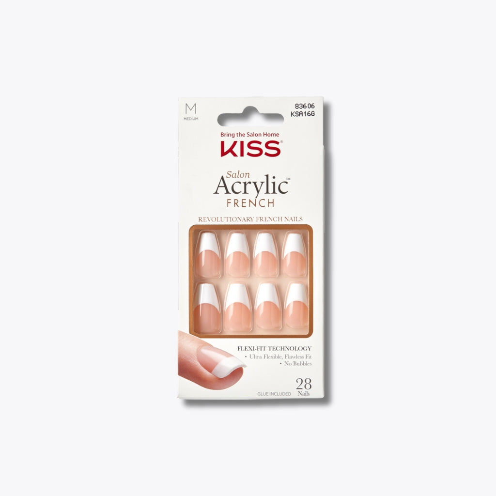 KISS Salon Acrylic French Nails - Je Taime