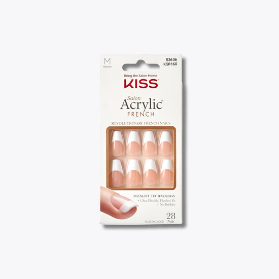 KISS Salon Acrylic French Nails - Je Taime