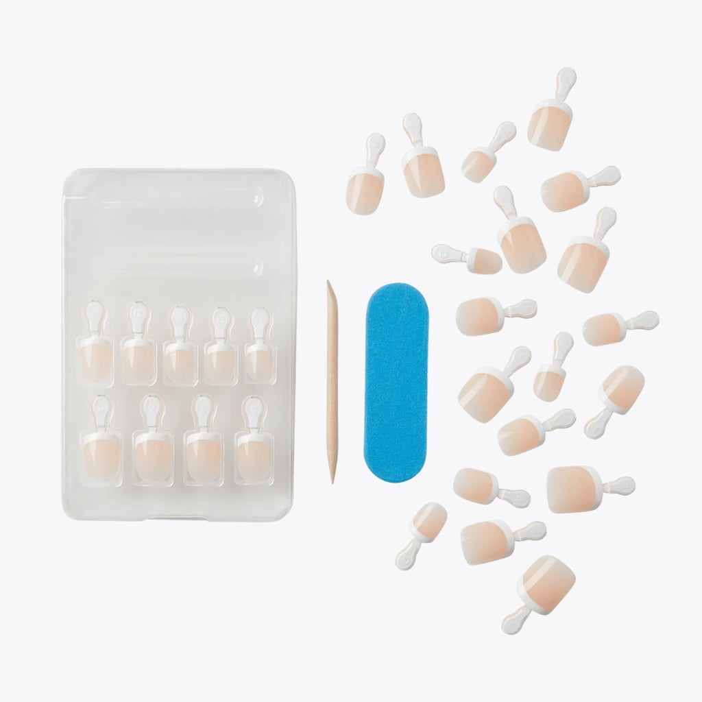 KISS Salon Acrylic French Nails - Crush Hour