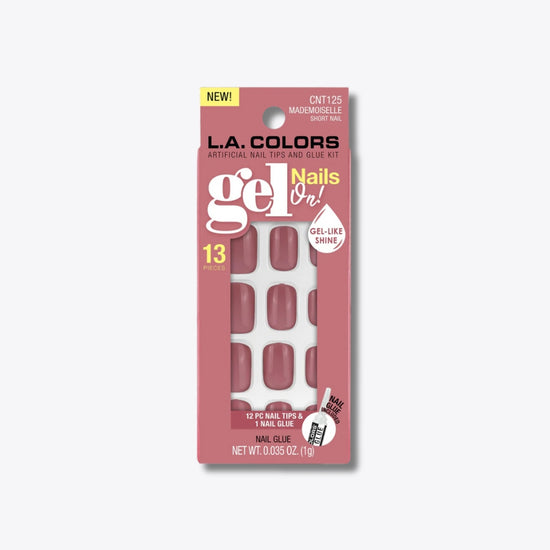 LA Colors Gel On False NAIL Tips & Glue Kit