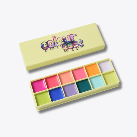Made By Mitchell Colour Case Cosmetic Palette & Brush Set - The Electrics