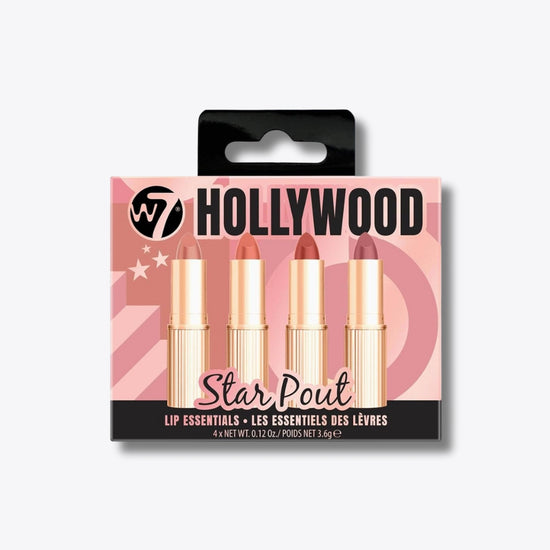 W7 Lip Essentials Lipstick Gift Set- Hollywood Star Pout