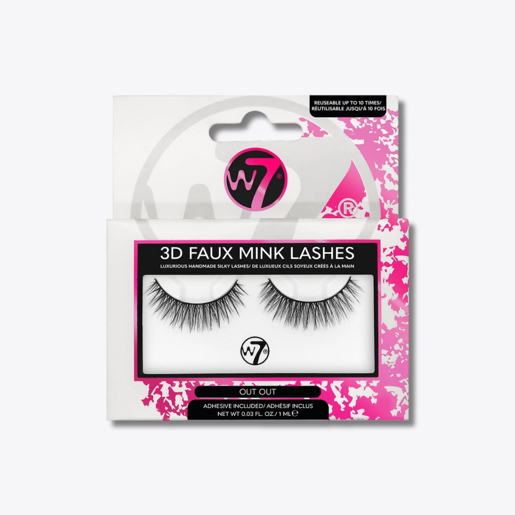 W7 3D Faux Mink Lashes - Out Out
