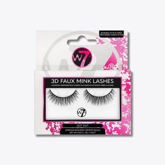 W7 3D Faux Mink Lashes - Out Out