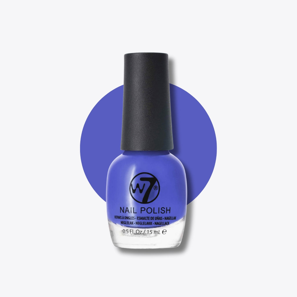W7 Cosmetics Nail Polish Brazen Blue 15ml
