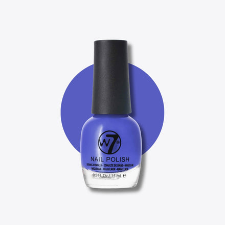 W7 Cosmetics Nail Polish Brazen Blue 15ml