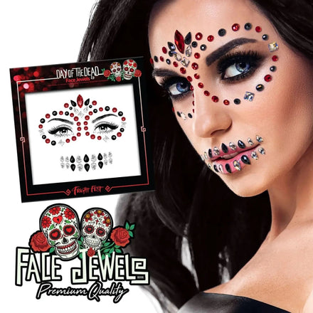 PaintGlow Fright Fest Day of The Dead Face Jewels