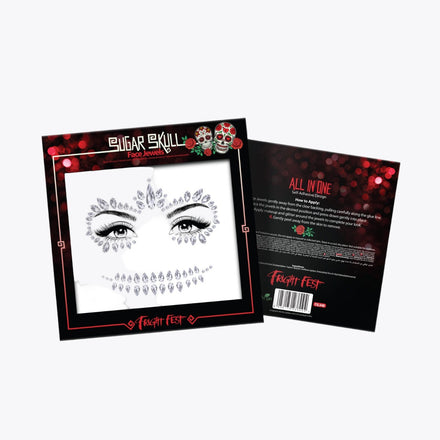 PaintGlow Fright Fest Sugar Skull Face Jewels