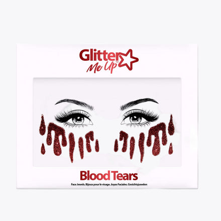 PaintGlow Fright Fest Tattoo Sticker Blood Glitters-Tears