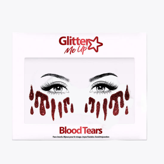PaintGlow Fright Fest Tattoo Sticker Blood Glitters-Tears