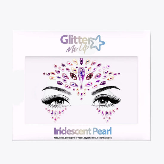 PaintGlow Glitter Me Up Face Jewels-Iridescent Pearl