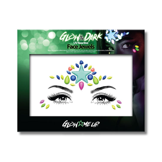 PaintGlow Glow in the Dark Face Jewels