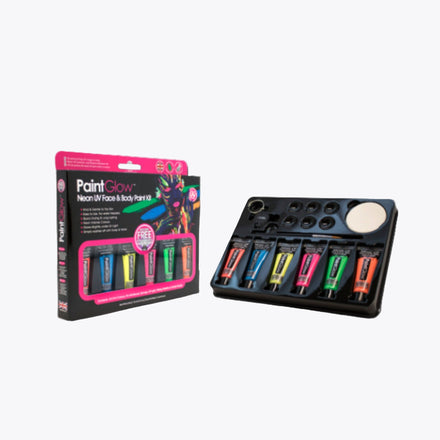 PaintGlow UV Face & Body Paint Gift set