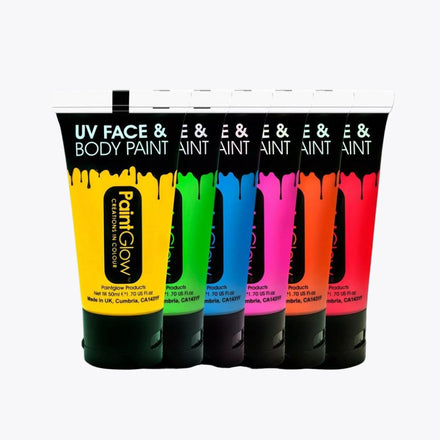 PaintGlow UV Face & Body Paint Gift set