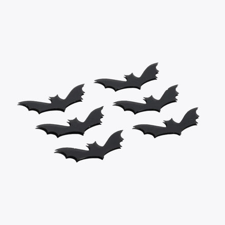 Smiffys Make-Up FX 3D Bat Stickers-Black