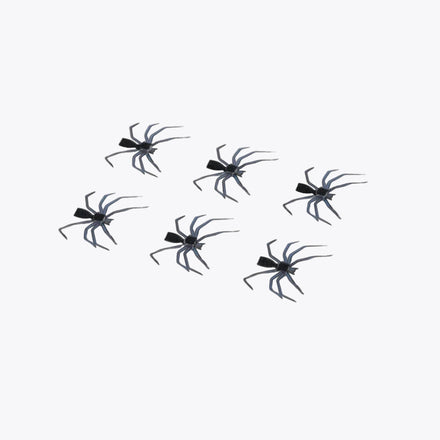 Smiffys Make-Up FX 3D Spider Stickers-Black