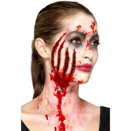 Smiffys Make-Up FX Latex Claw Wound  Scar-Red