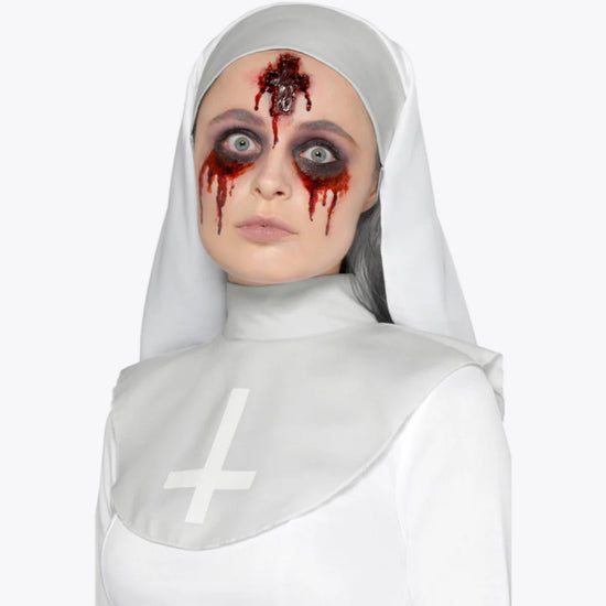 Smiffys Make-Up FX Latex Cross Wound Scar- Red