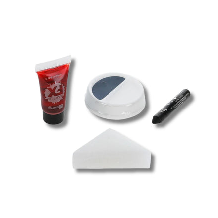 Smiffys Make-Up FX Skeleton Kit, Aqua-Black & White