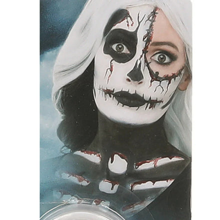 Smiffys Make-Up FX Skeleton Kit, Aqua-Black & White