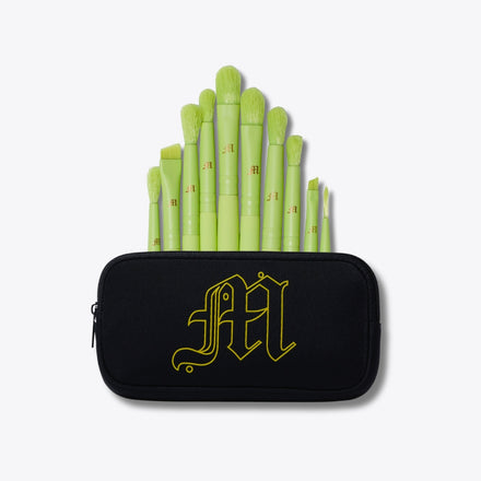 Made By Mitchell 16 Piece Brush Set & Brush Pouch