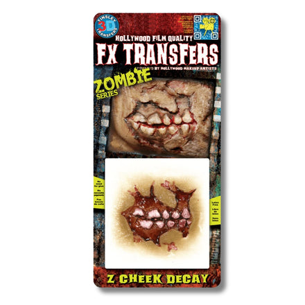 Tinsley Transfers Zombie Cheek Decay 3D FX Transfer