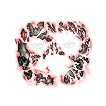 Tinsley Transfers Cyborg Face Tattoo FX