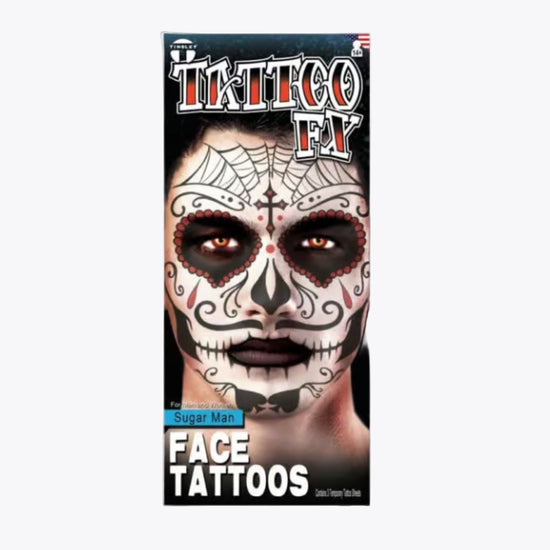 Tinsley Transfers Sugar Man Face Tattoo FX