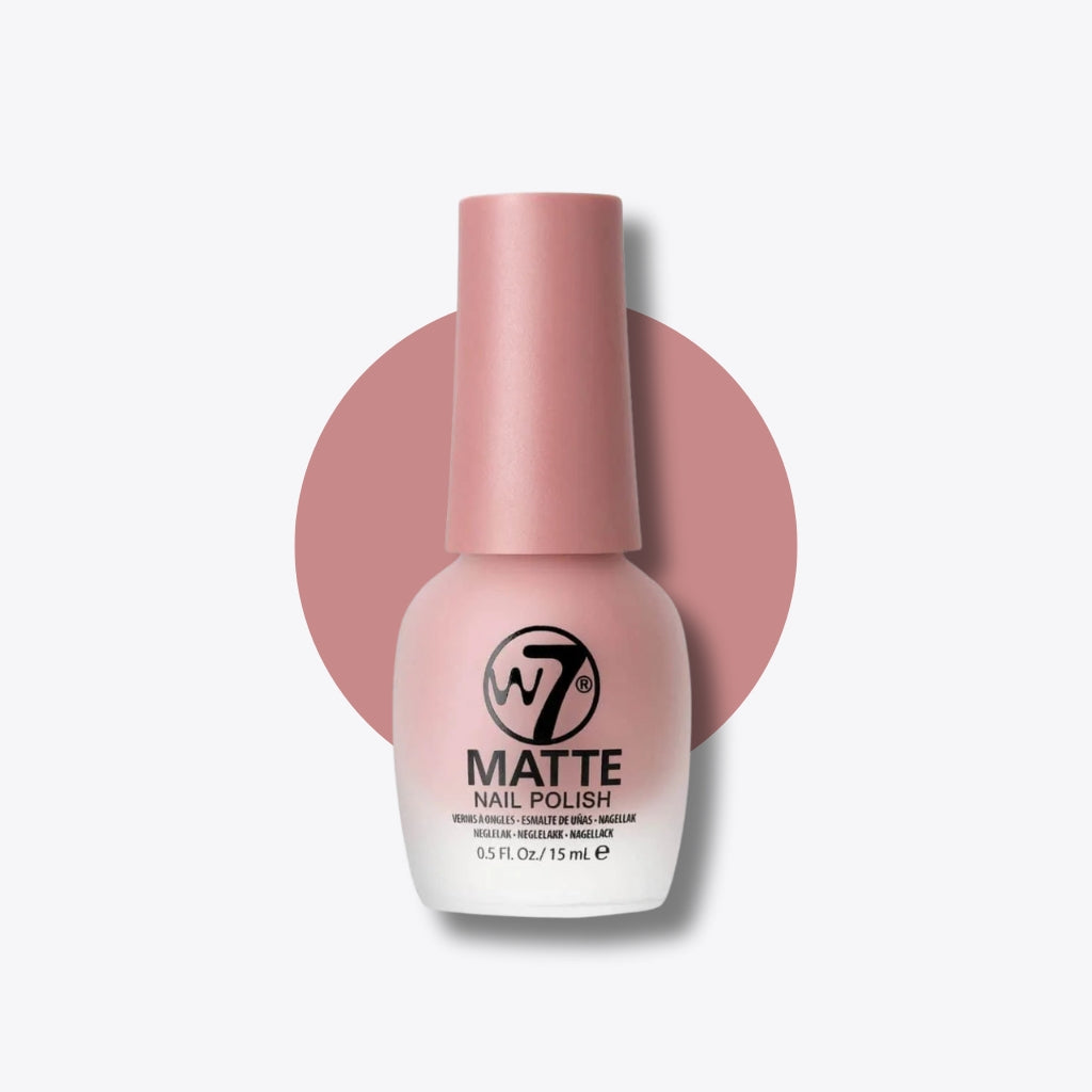 W7 Matte Nail Polish Smitten 15ml