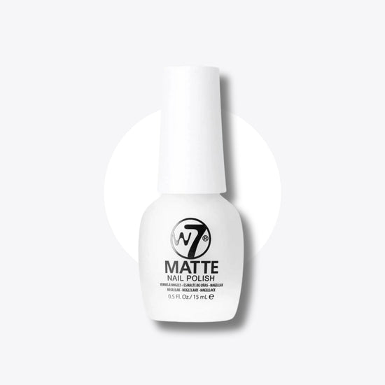 W7 Matte Nail Polish White 15ml