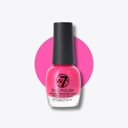 W7 Cosmetics Nail Polish Fluorescent Pink 15ml