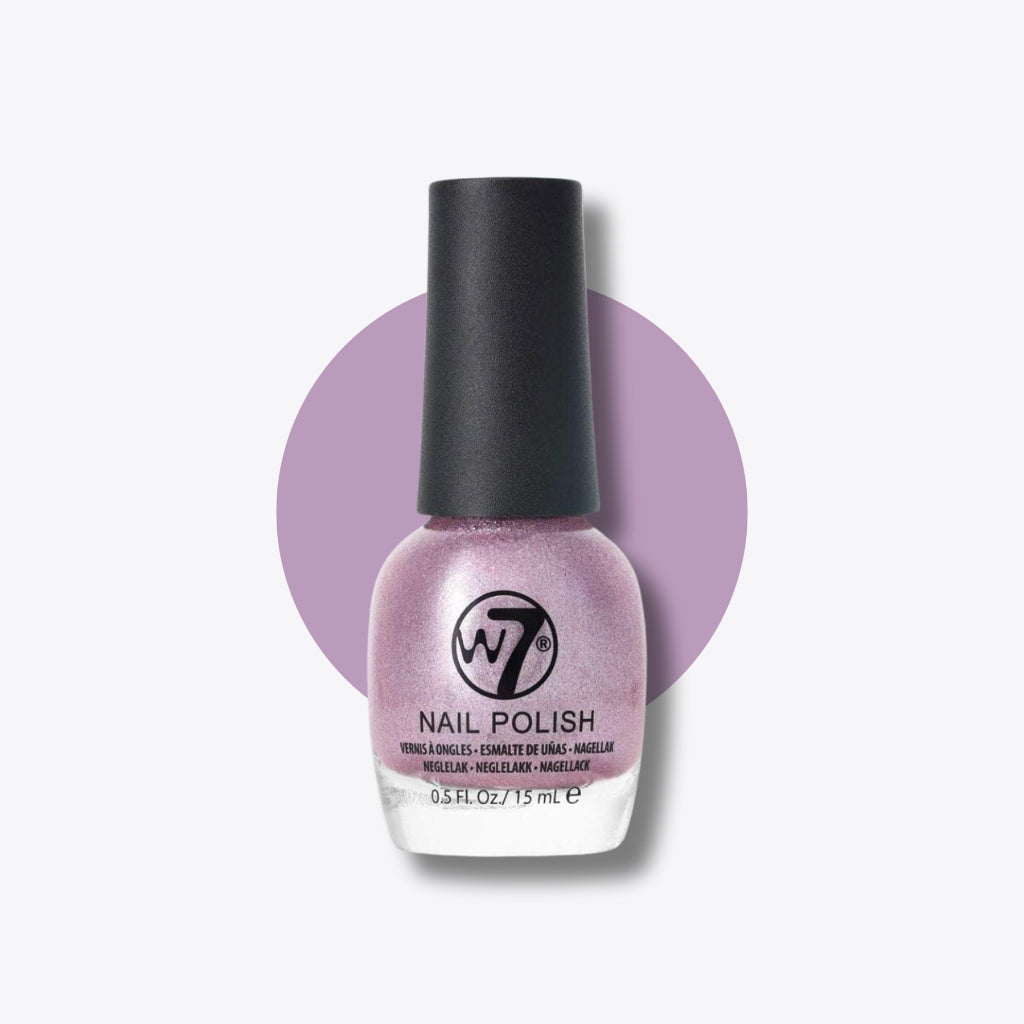 W7 Cosmetics Nail Polish Lilac Metal 15ml