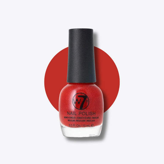 W7 Cosmetics Nail Polish Red Dazzle 15ml