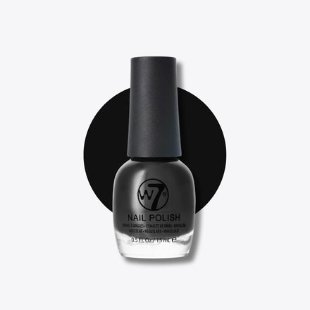 W7 Cosmetics Nail Polish Black 15ml